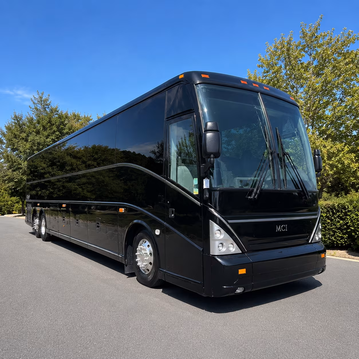 Long Beach Airport Shuttle & Transportation party bus exterior