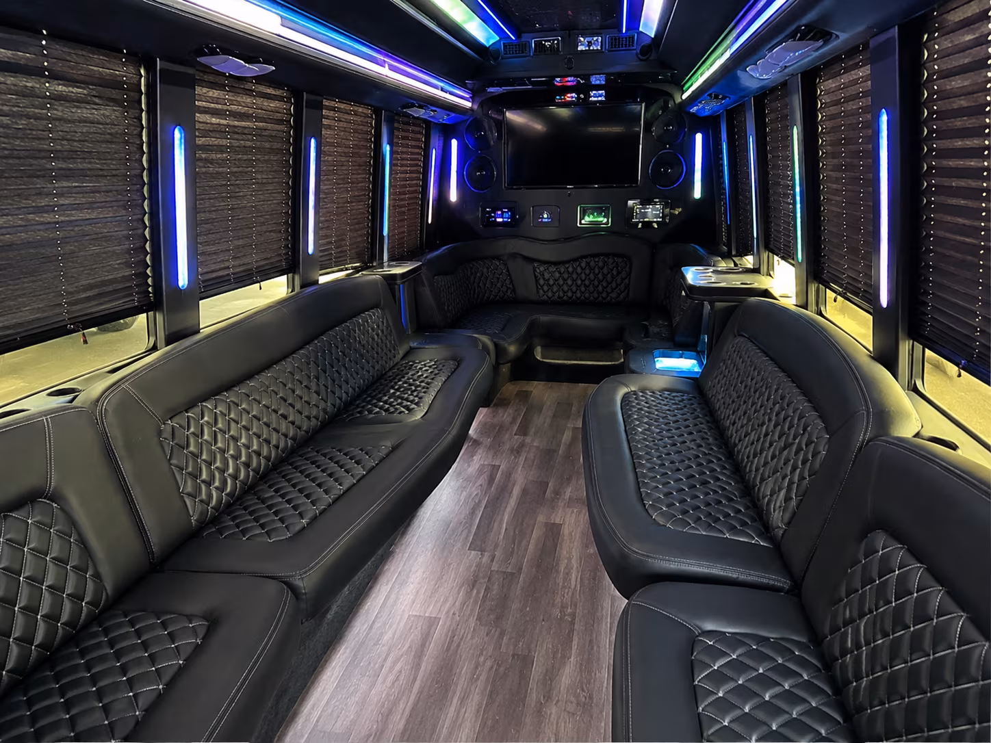 Long Beach Bachelor & Bachelorette Transportation party bus exterior