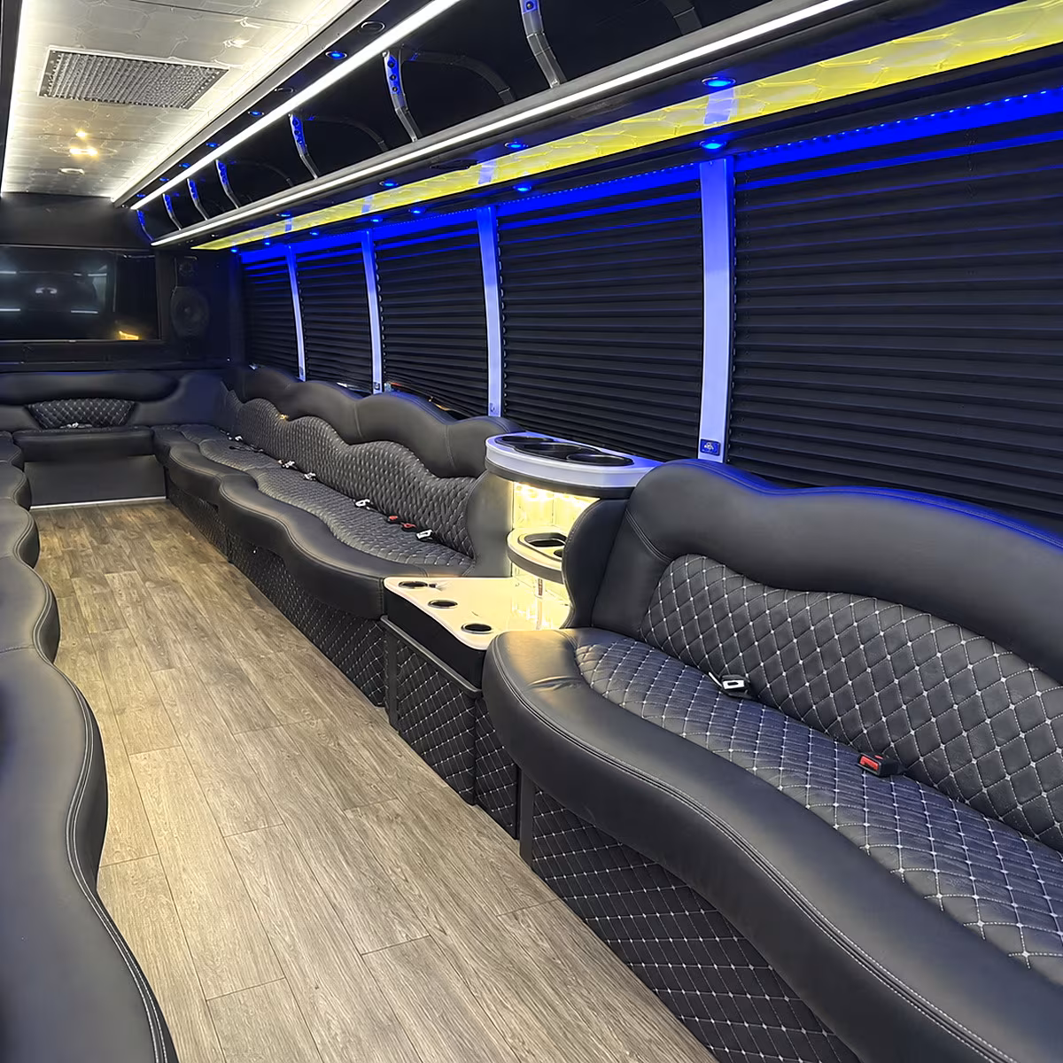 Long Beach Prom & Homecoming Transportation onboard seating