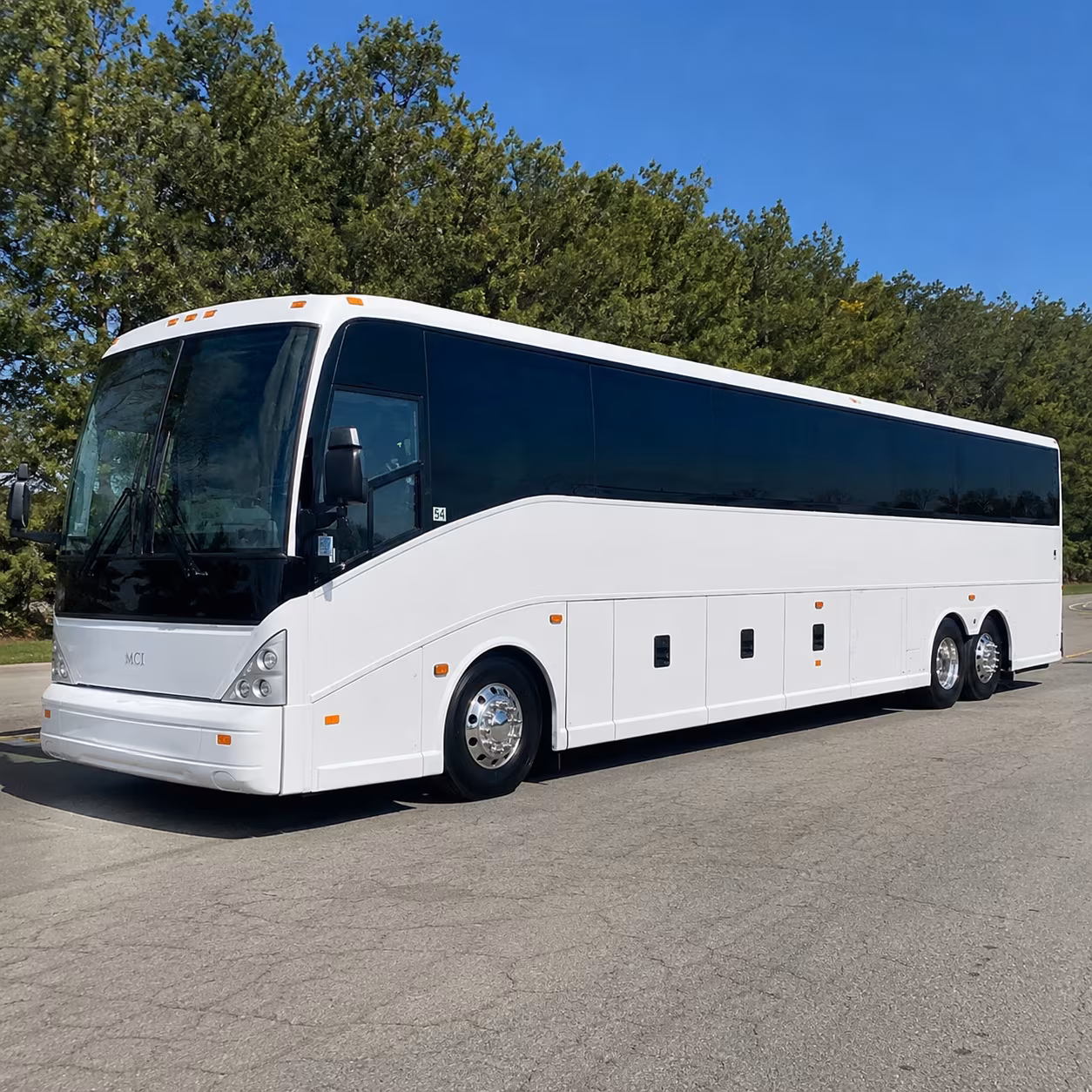Long Beach School Event Transportation party bus exterior