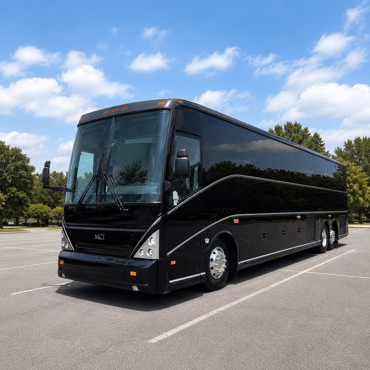 Long Beach School Event Transportation party bus exterior