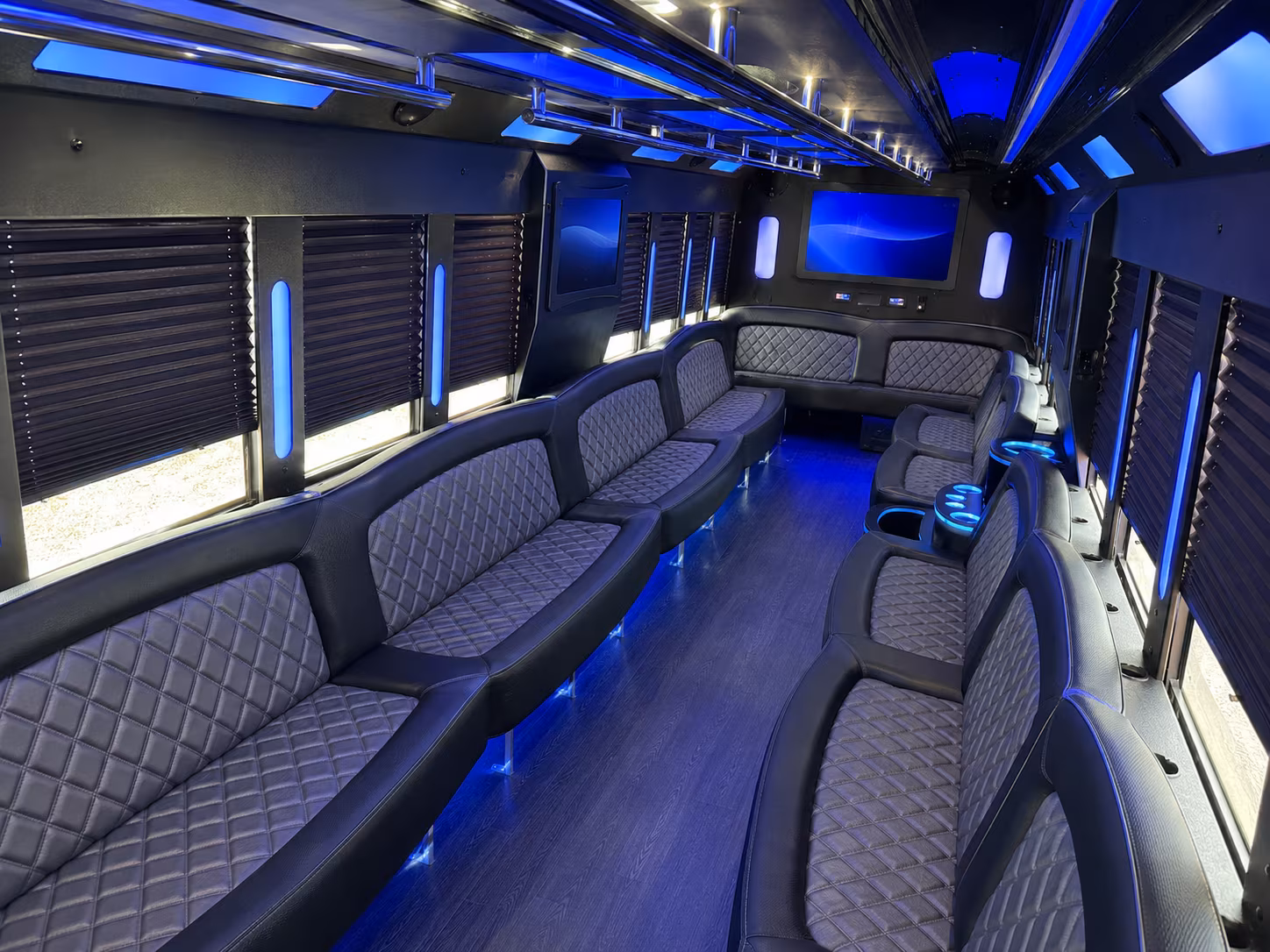 Long Beach Sporting Event Transportation onboard seating